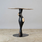 "Bella" Gueridon in bronze 73.7 × 73.7 × 53.3 cm