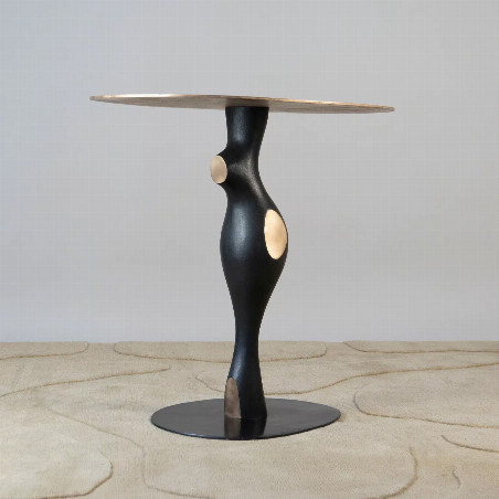 "Bella" Gueridon in bronze 73.7 × 73.7 × 53.3 cm