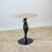"Bella" Gueridon in bronze 73.7 × 73.7 × 53.3 cm