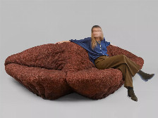 Anu': A Unique, Contemporary, Handcrafted Sofa in Nuno Felt