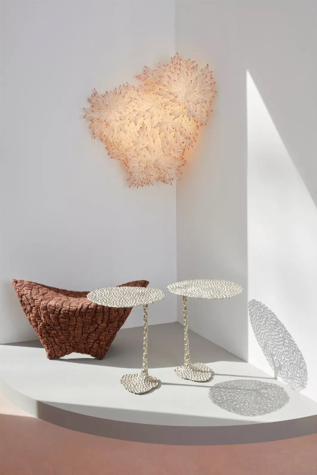 Ash: A White Bronze Sculptural Table