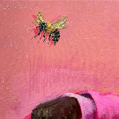 Pink on the bee | Original Contemporary Artwork | ArtXchange